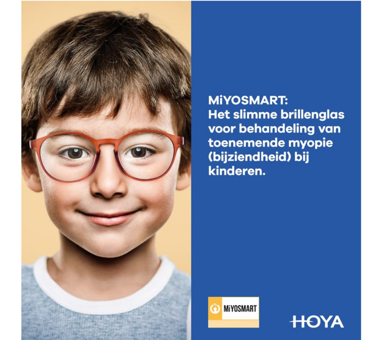 MiYOSMART brillenglazen voor behandeling van toenemende myopie bij kinderen